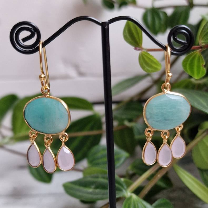 Boheme �reringe lux turkis/rosa