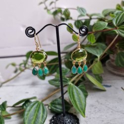 Boheme �reringe lux  gr�n/gr�n