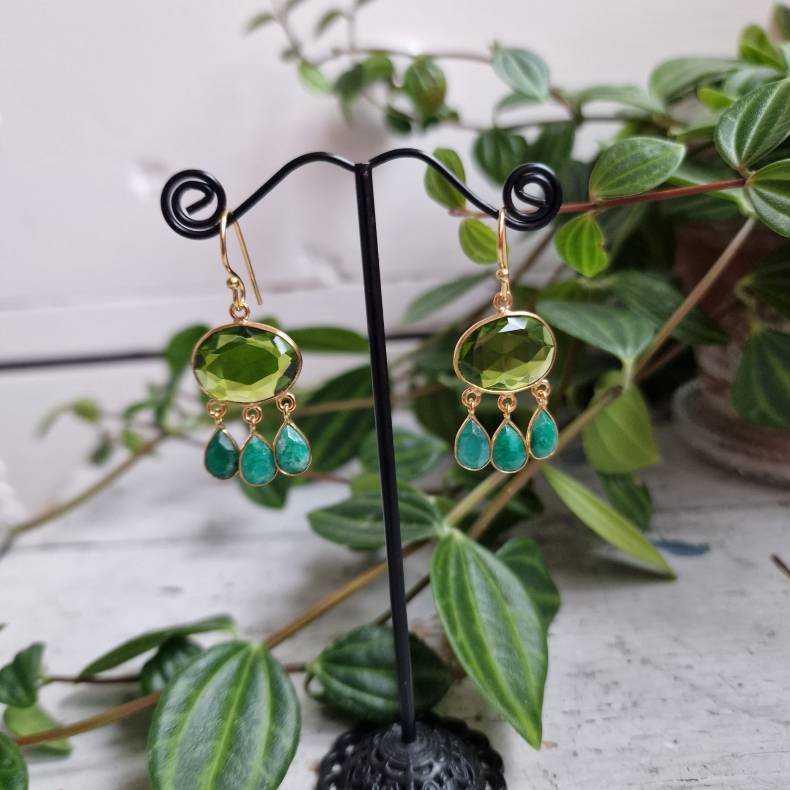 Boheme �reringe lux  gr�n/gr�n