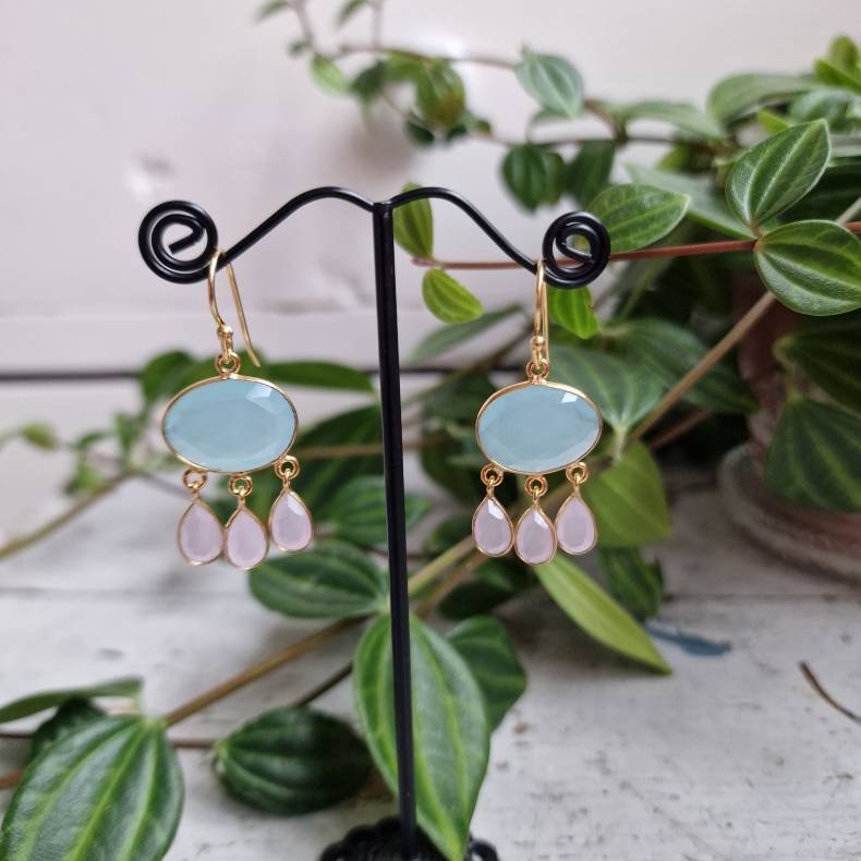 Boheme �reringe lux lysbl�/rosa