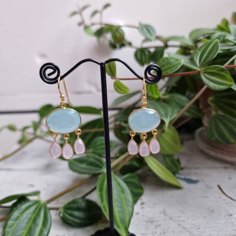 Boheme �reringe lux lysbl�/rosa