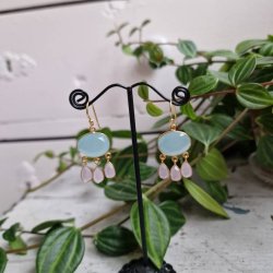 Boheme �reringe lux lysbl�/rosa