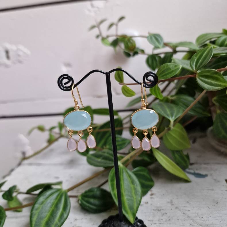 Boheme �reringe lux lysbl�/rosa