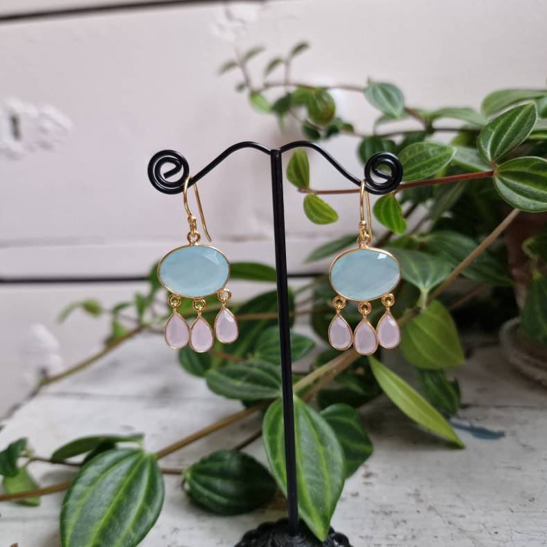 Boheme �reringe lux lysbl�/rosa