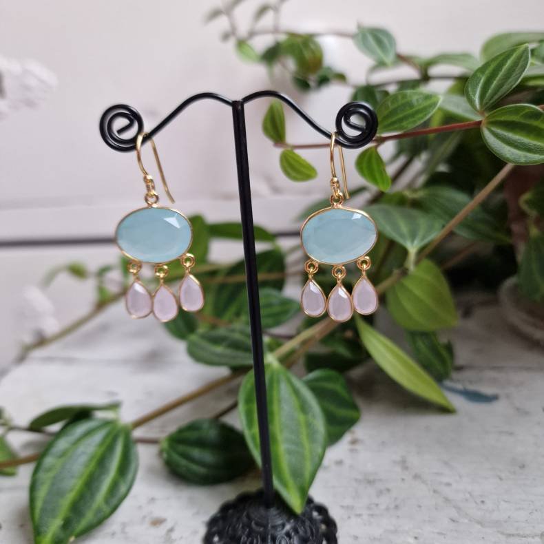 Boheme �reringe lux lysbl�/rosa