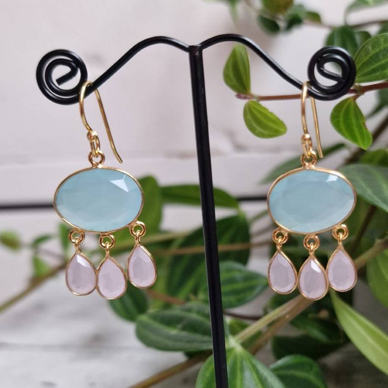 Boheme �reringe lux lysbl�/rosa