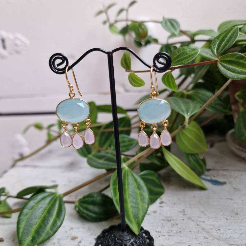 Boheme �reringe lux lysbl�/rosa