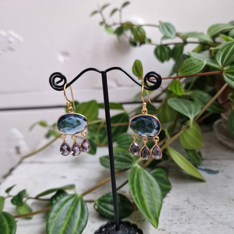 Boheme �reringe lux  bl�/lilla