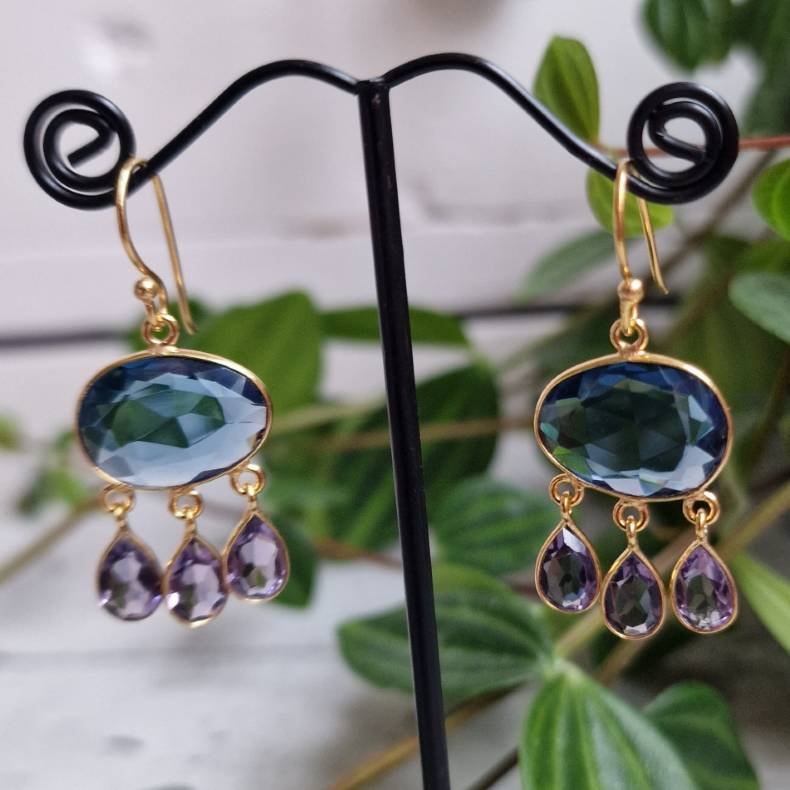 Boheme �reringe lux  bl�/lilla