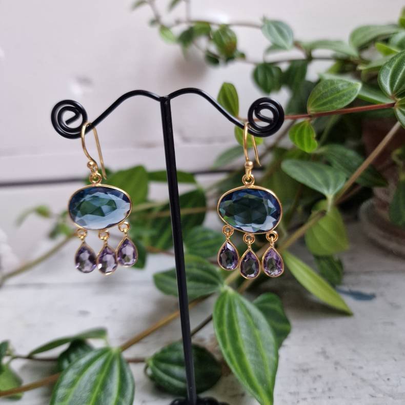 Boheme �reringe lux  bl�/lilla