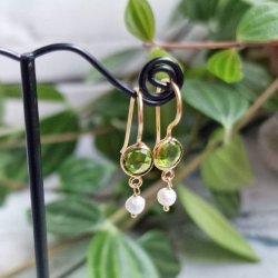 Petite gr�n quarts med perle