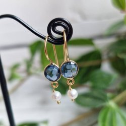 Petite bl� quarts med perle