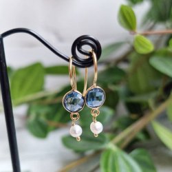 Petite bl� quarts med perle