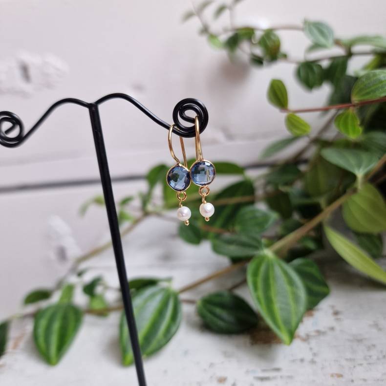 Petite bl� quarts med perle