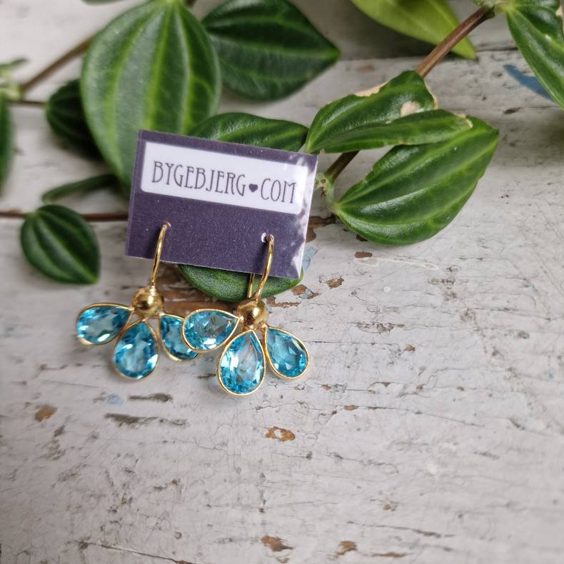 Treenighed akvamarin farvet quartz