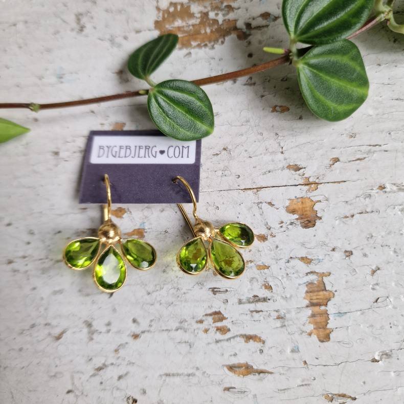 Treenighed Peridot farvet quartz