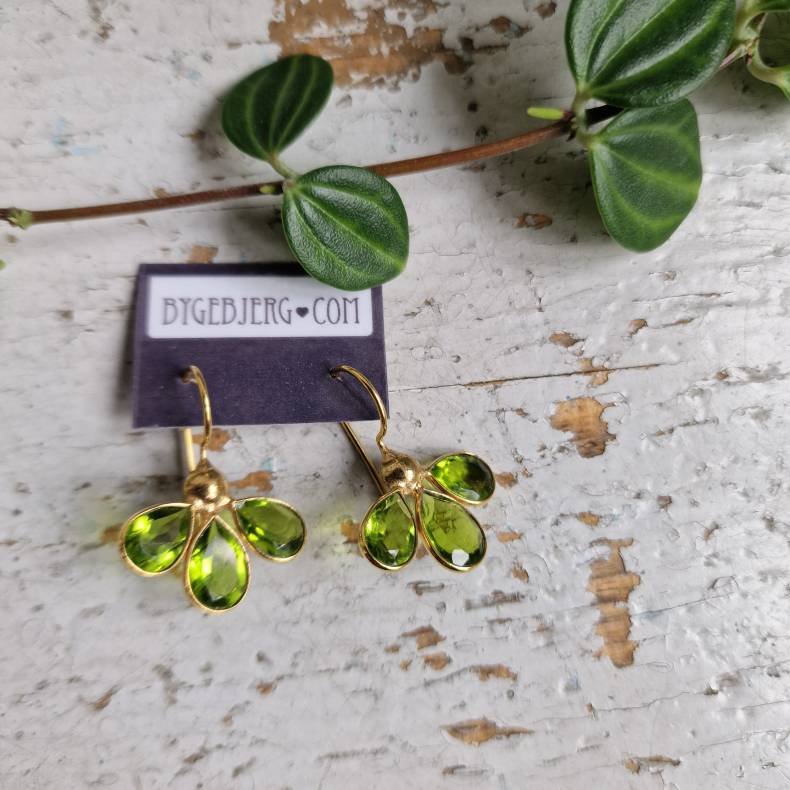 Treenighed Peridot farvet quartz