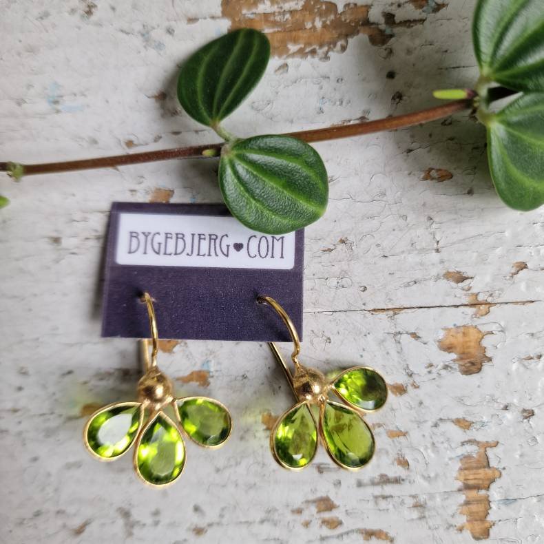 Treenighed Peridot farvet quartz