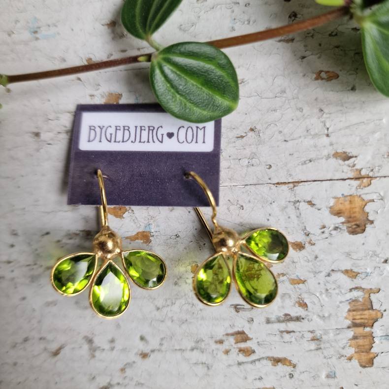 Treenighed Peridot farvet quartz