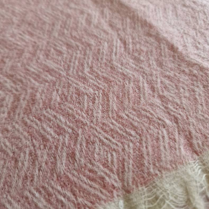 Rosa uld t�ppe fra Nepal