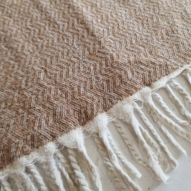 Brun uld t�ppe fra Nepal