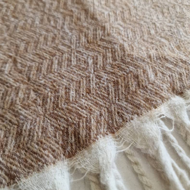 Brun uld t�ppe fra Nepal