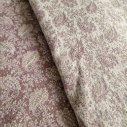 Meditationst�ppe sart st�vet gammelrosa/fl�de
