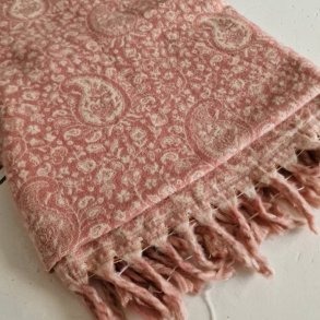 Meditationst�ppe varm rosa/fl�de