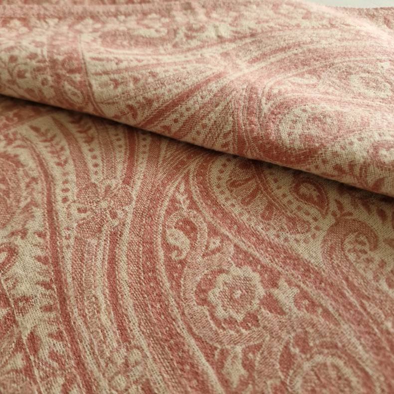 Meditationst�ppe varm rosa/fl�de