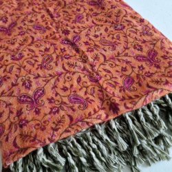 Meditationst�ppe st�vet orange/pink