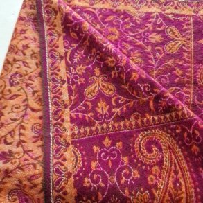 Meditationst�ppe st�vet orange/pink