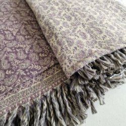 Meditationst�ppe st�vet lyslilla/fl�de/gra