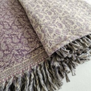 Meditationst�ppe st�vet lyslilla/fl�de/gra
