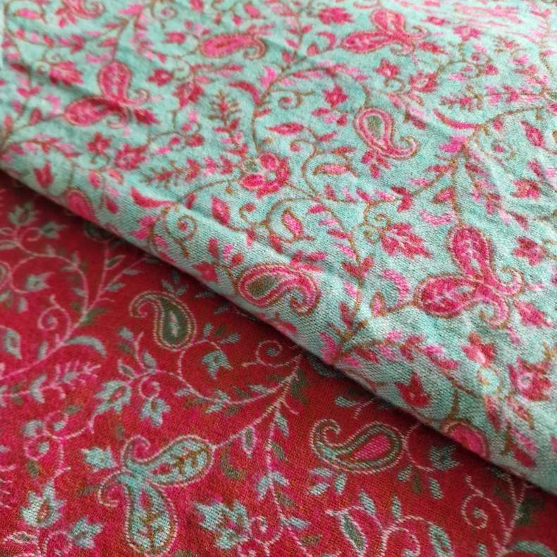 Meditationst�ppe m�rk pink/ lysturkis/lyser�d