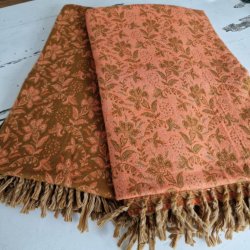 Meditations t�ppe vissengr�n / lys orange/carry