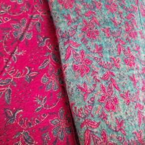 Meditations t�ppe klar pink og turkis