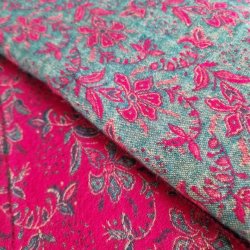 Meditations t�ppe klar pink og turkis