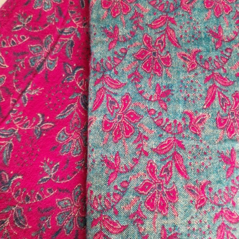 Meditations t�ppe klar pink og turkis