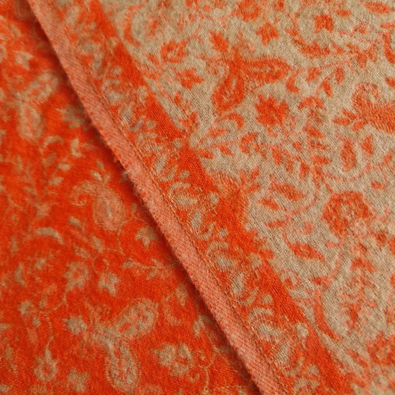 Meditationst�ppe Orange (lidt neon)/ fl�de