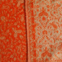 Meditationst�ppe Orange (lidt neon)/ fl�de
