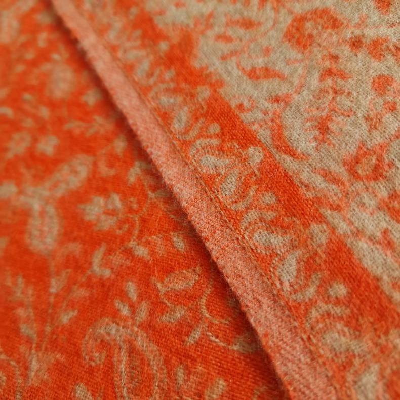 Meditationst�ppe Orange (lidt neon)/ fl�de