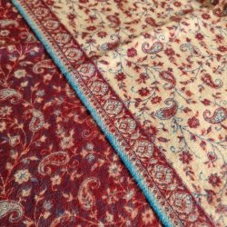 Meditationst�ppe fl�de/turkis/r�dbrun