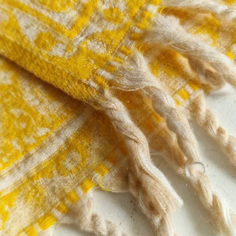 Meditationst�ppe gul/fl�de
