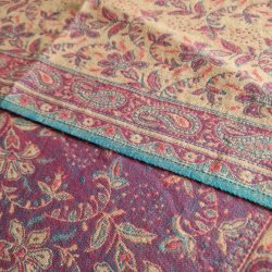 Meditationst�ppe Creme/rosa/lyslilla