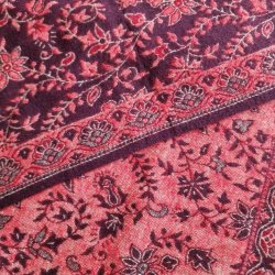 Meditationst�ppe brun/koralr�d