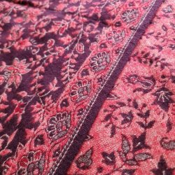 Meditationst�ppe brun/koralr�d
