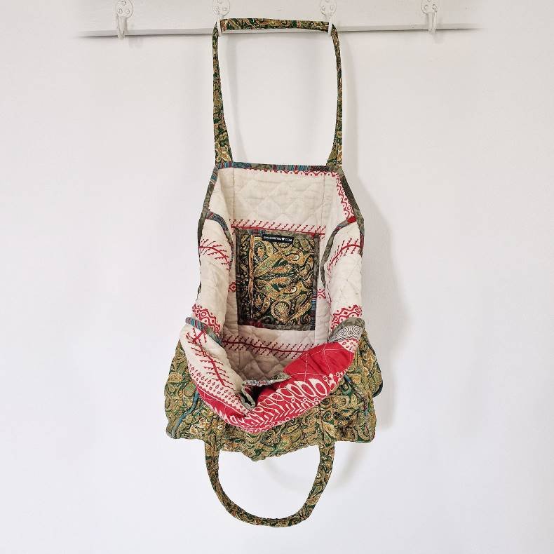 Silke Vintage taske grn