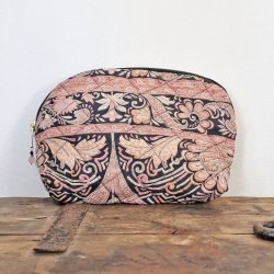 Silke kosmetikpung smmnstret rosa