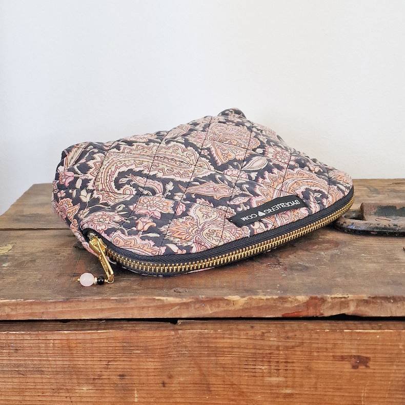 Silke kosmetikpung smmnstret rosa