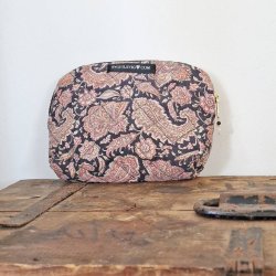 Silke kosmetikpung smmnstret rosa